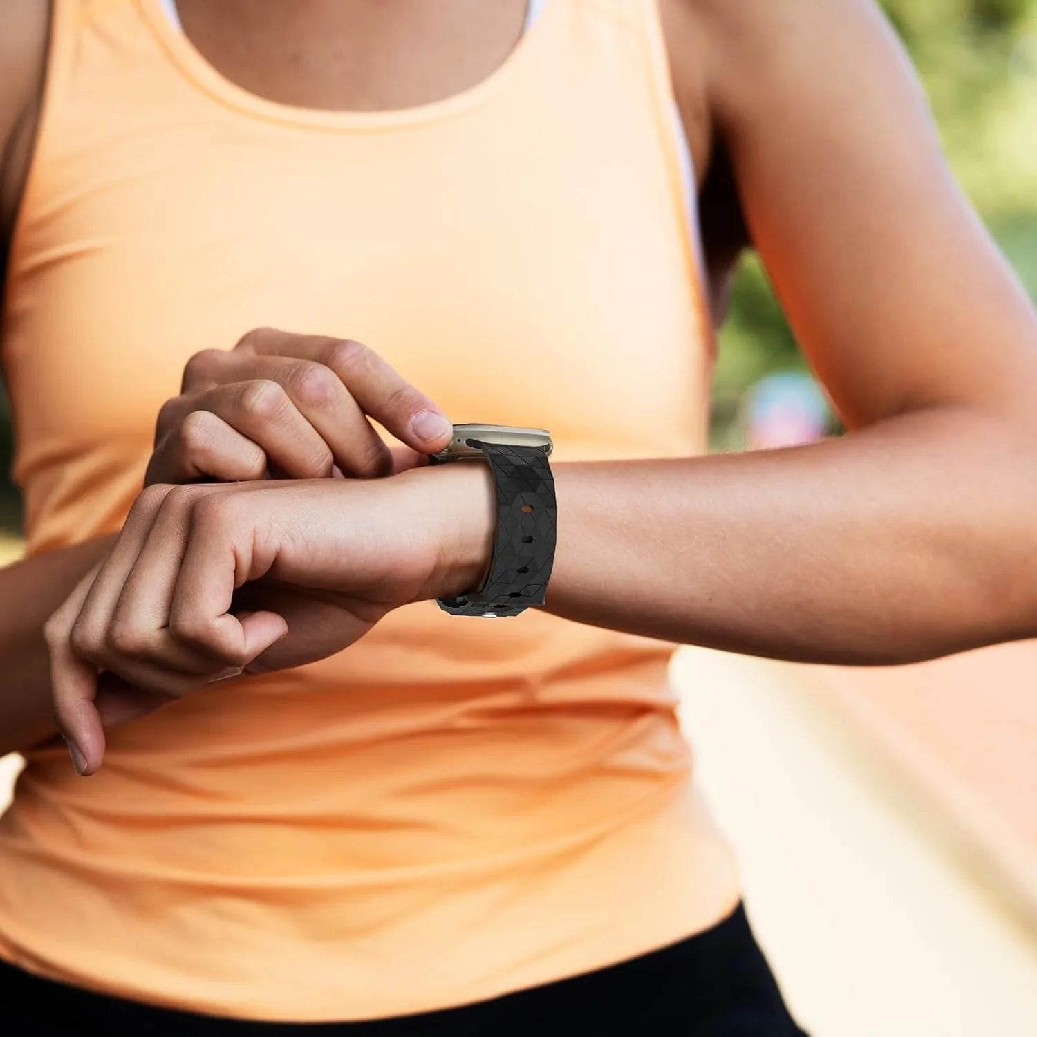 Apple Watch Armband Silikon, Fußball-Muster