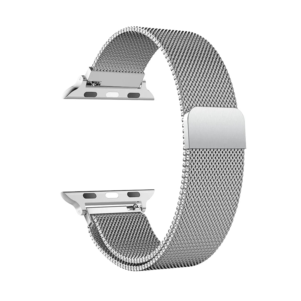 Apple Watch Armband Milanaise, Edelstahl Mesh