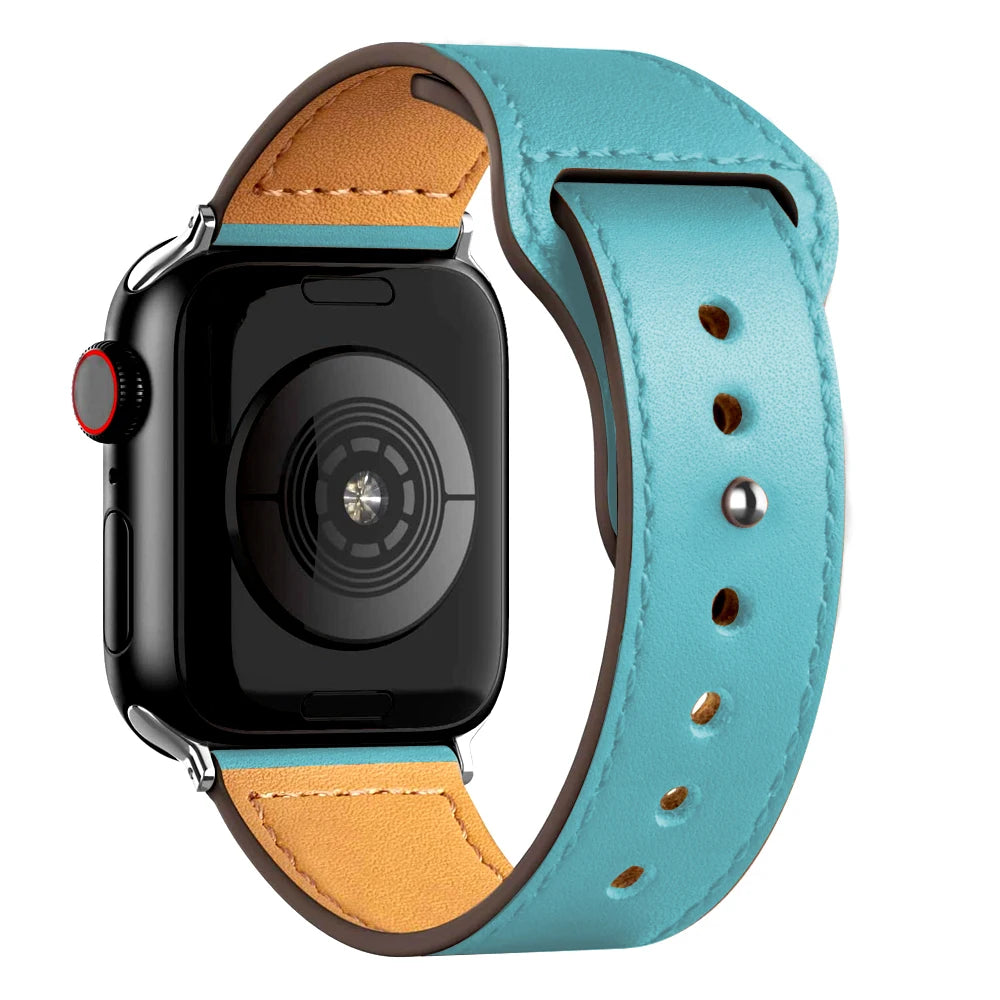Apple Watch Armband Leder, Klassisch