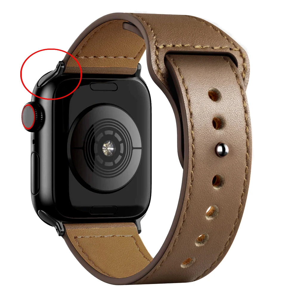 Apple Watch Armband Leder, Klassisch