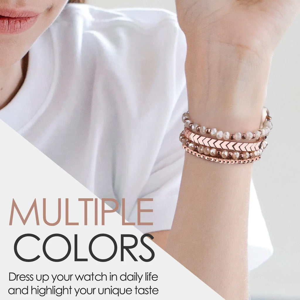 Samsung Galaxy Watch Armband Perlen, Damen Fashion