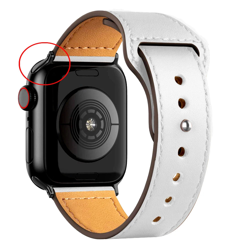 Apple Watch Armband Leder, Klassisch