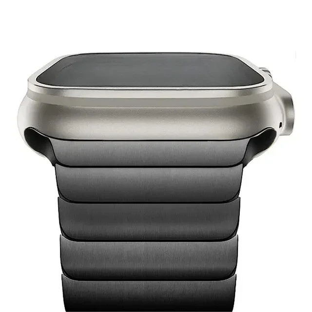 Apple Watch Armband Edelstahl, Luxus Gliederarmband