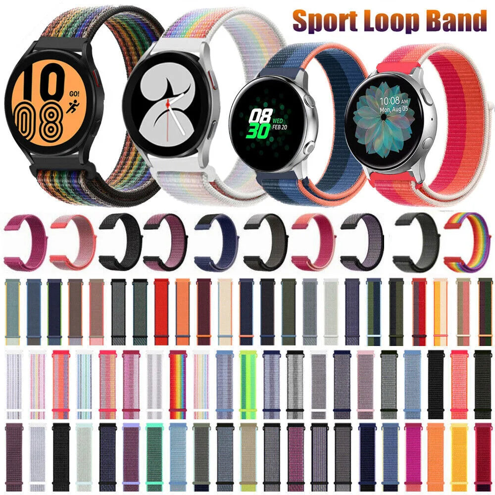 Samsung Watch Armband Nylon, Loop-Verschluss
