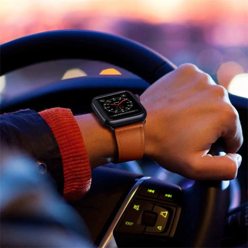 Apple Watch Armband Leder, Klassisch