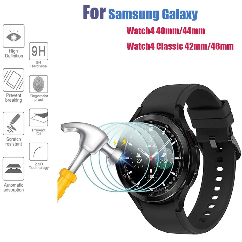 Samsung Watch Displayschutz, Gehärtetes Glas 9H