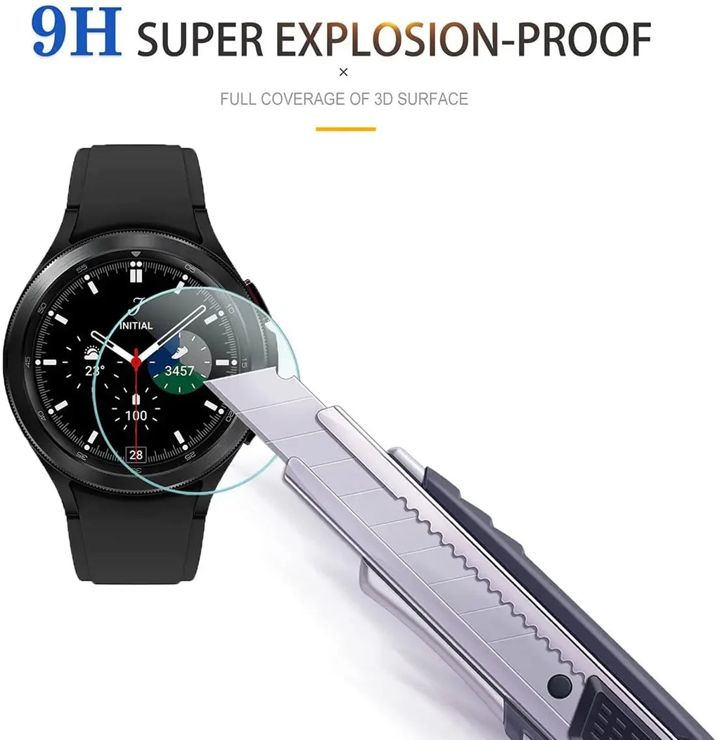 Samsung Watch Displayschutz, Gehärtetes Glas 9H