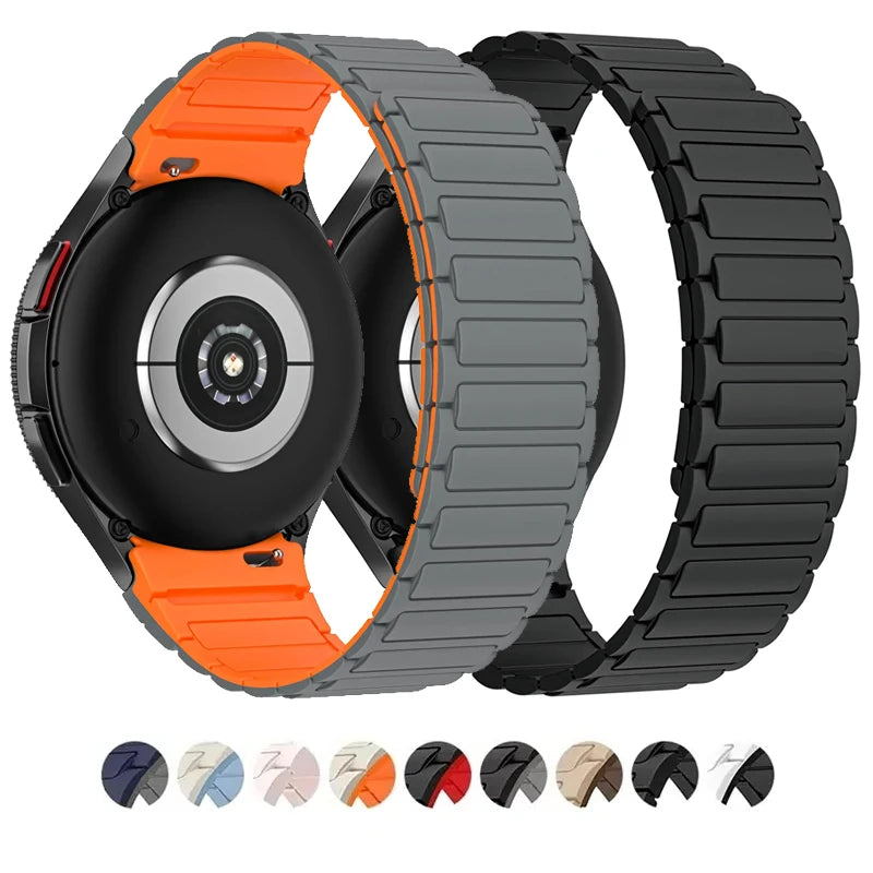 Samsung Watch Armband Silikon, Magnetisch No Gaps