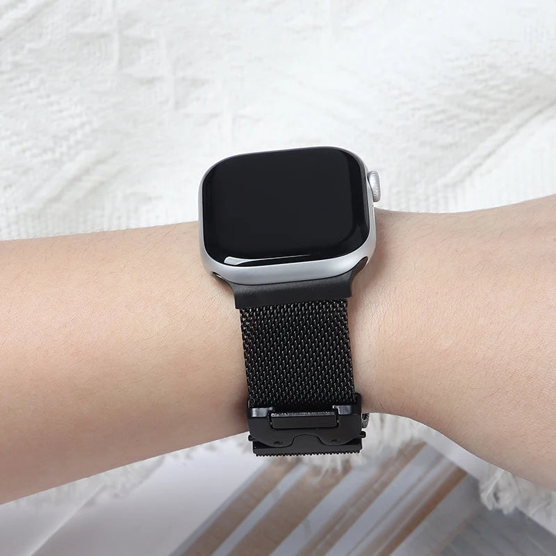 Apple Watch Armband Milanaise, Titan Edition