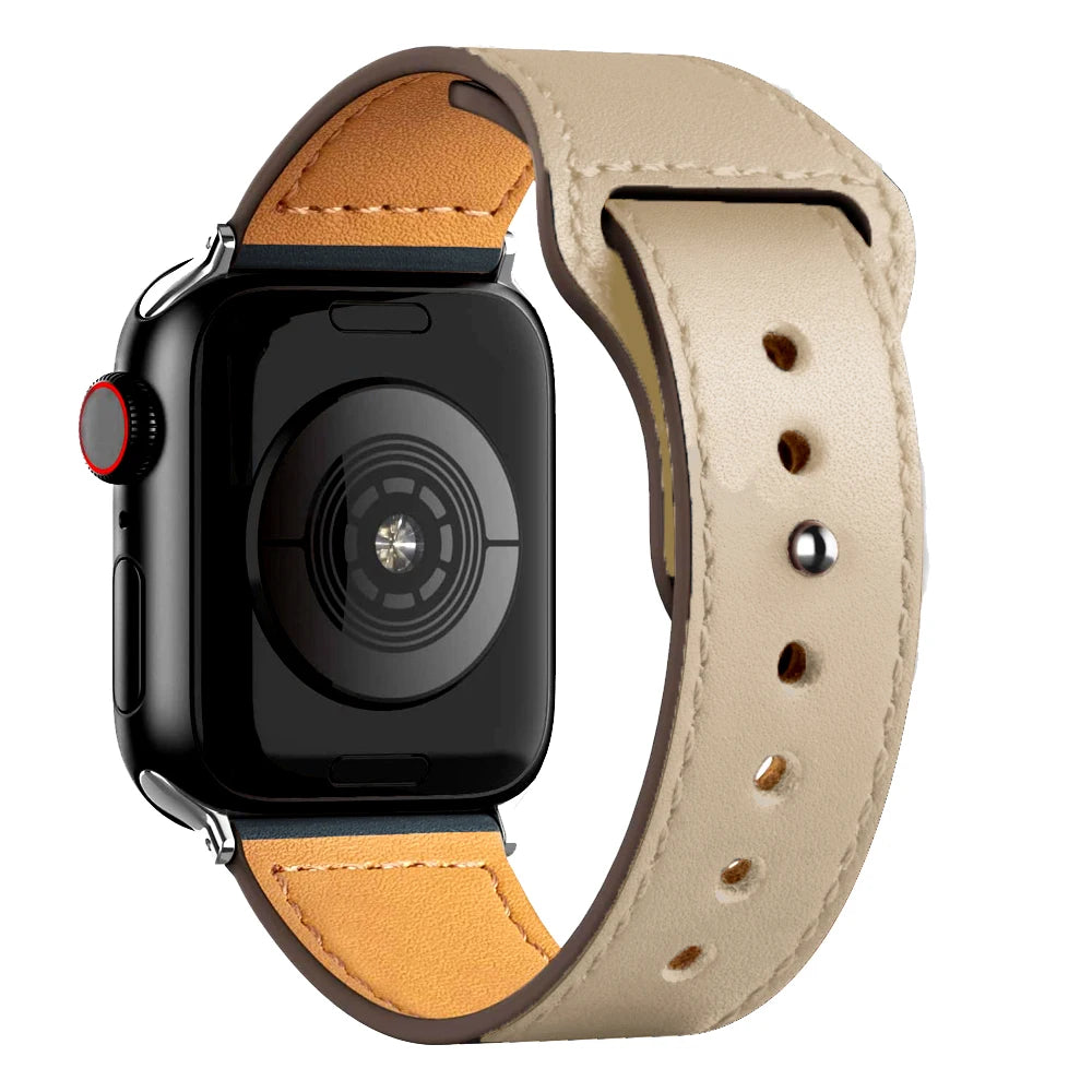 Apple Watch Armband Leder, Klassisch