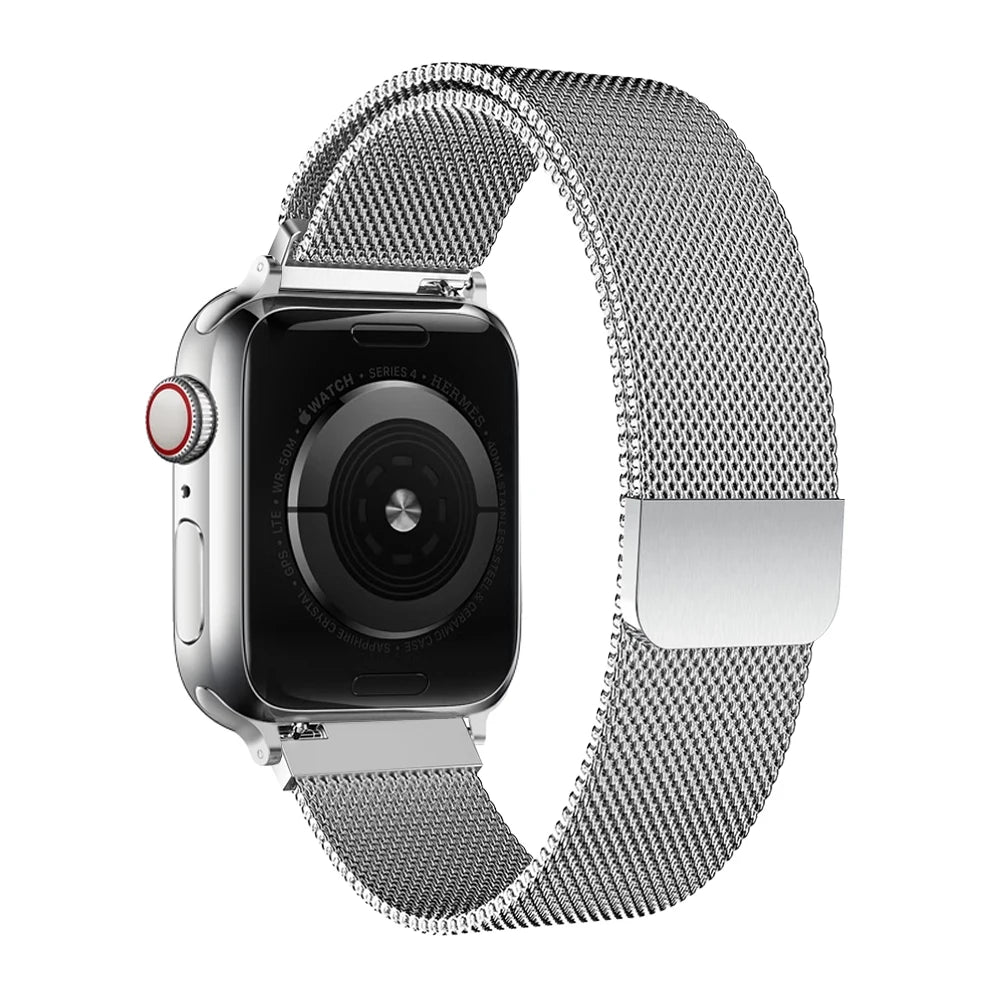 Apple Watch Armband Milanaise, Edelstahl Mesh