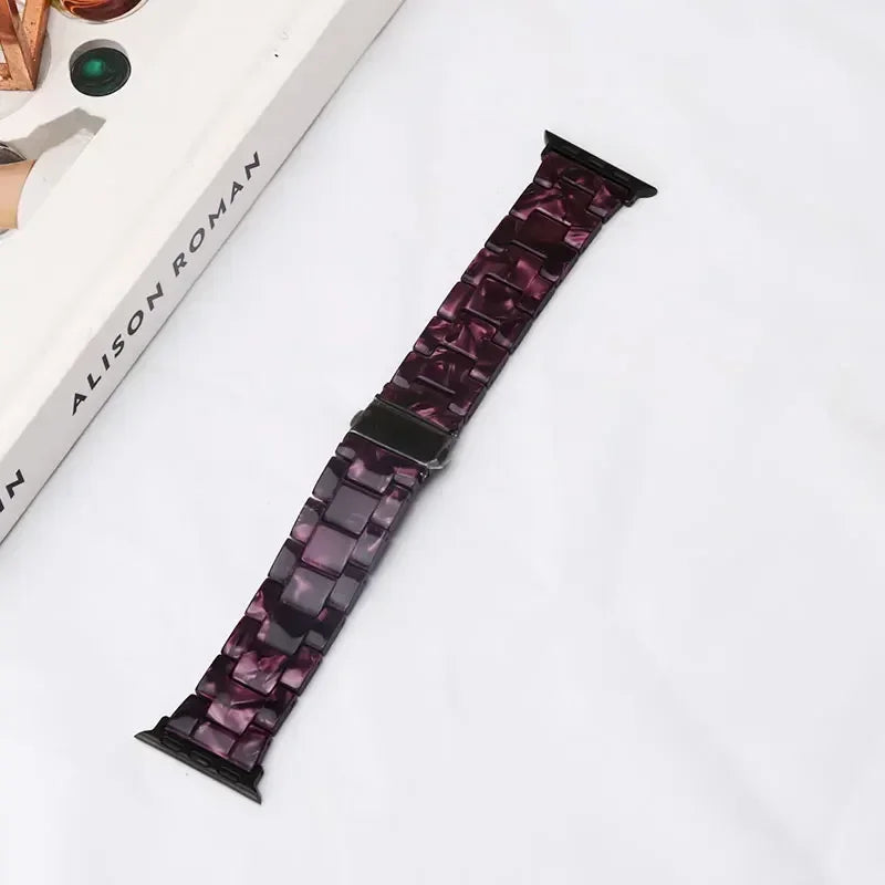 Apple Watch Armband Harz, Luxus Gliederkette