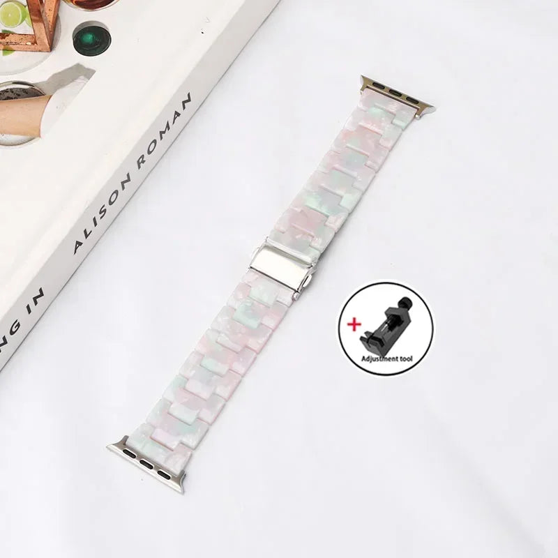 Apple Watch Armband Harz, Luxus Gliederkette