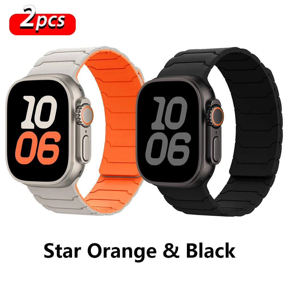 Apple Watch Armband Magnetisch, Silikon