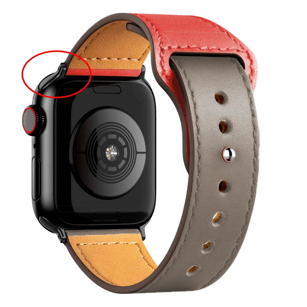 Apple Watch Armband Leder, Klassisch