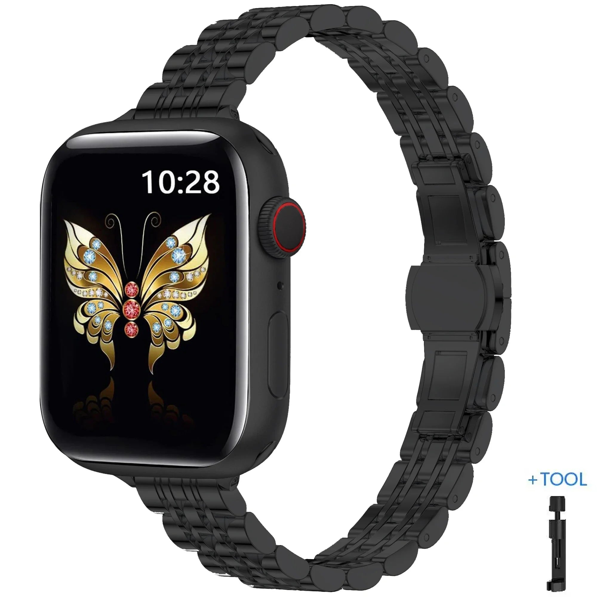 Apple Watch Armband Edelstahl, Damen Filigran