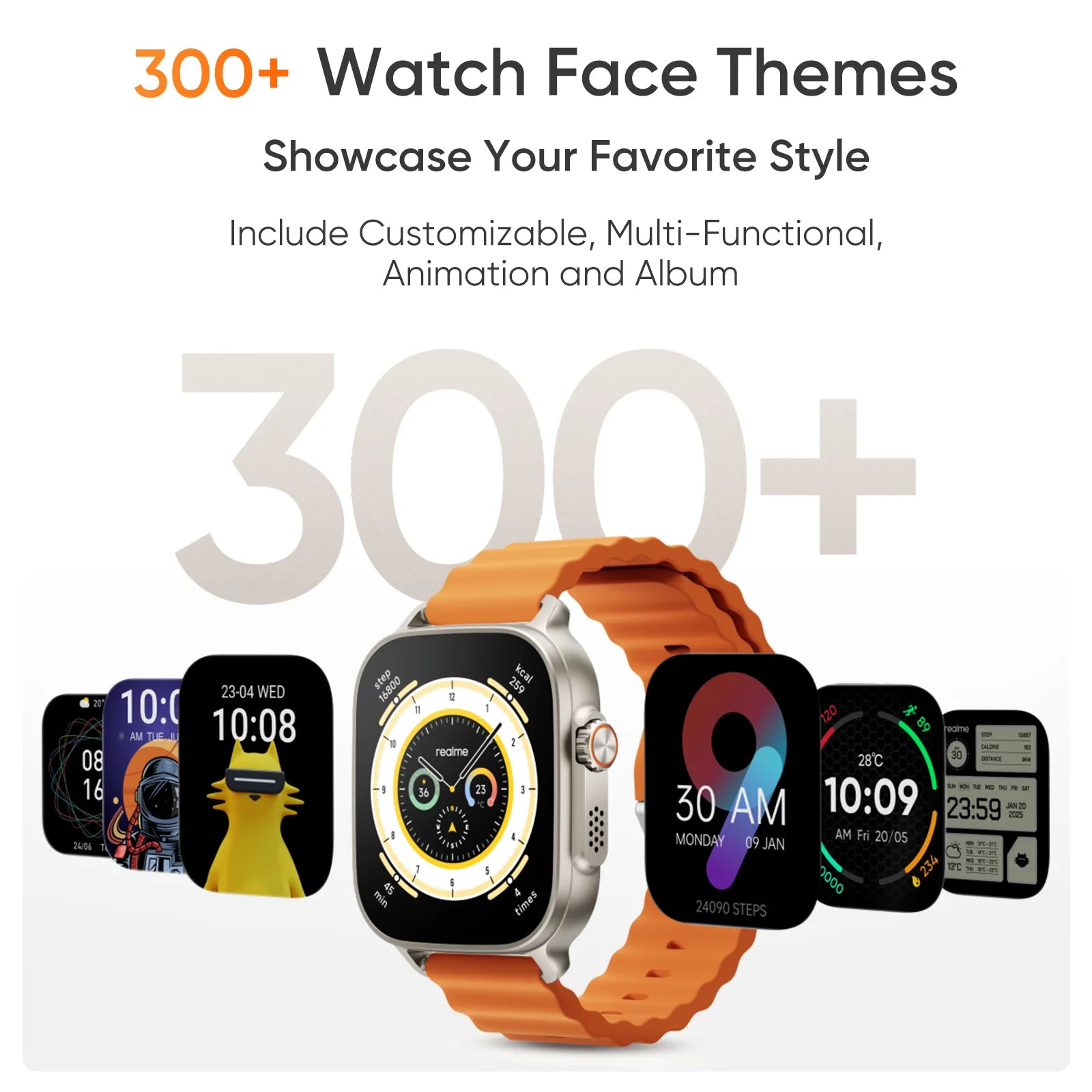 realme Watch 5 Smartwatch, 1,97 Zoll AMOLED & GPS