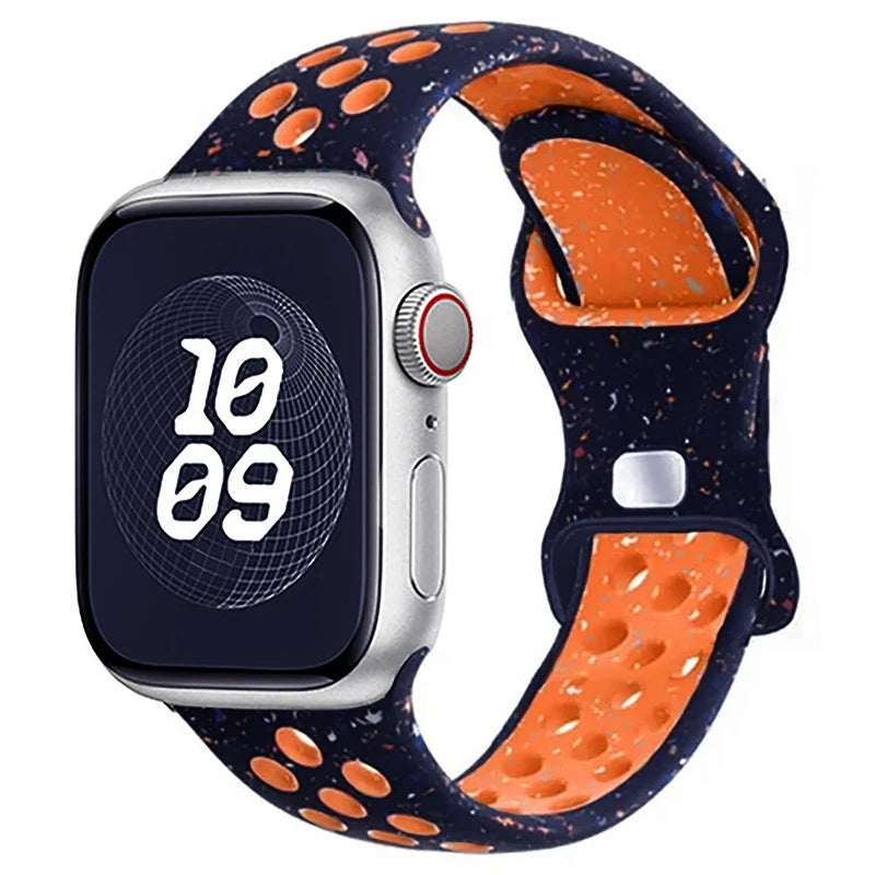 Apple Watch Armband Silikon, Sprenkel-Design