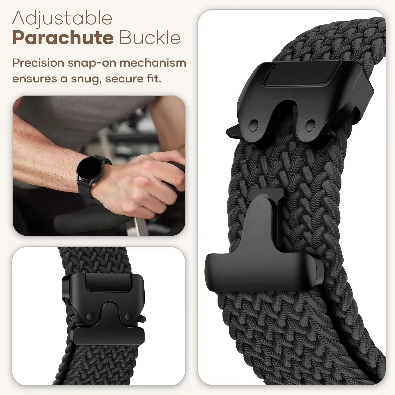 Samsung Watch Armband Nylon, Parachute-Schnalle