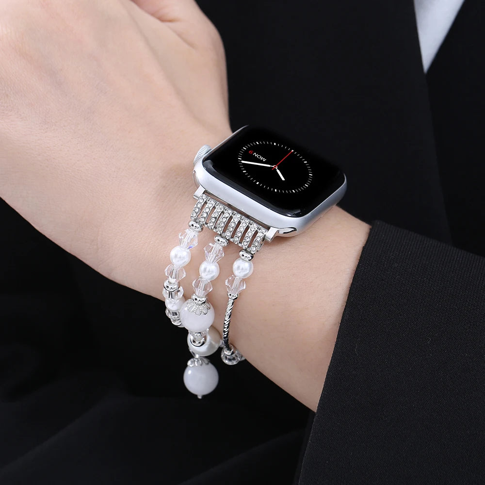 Apple Watch Armband Perlen, Damen Fashion