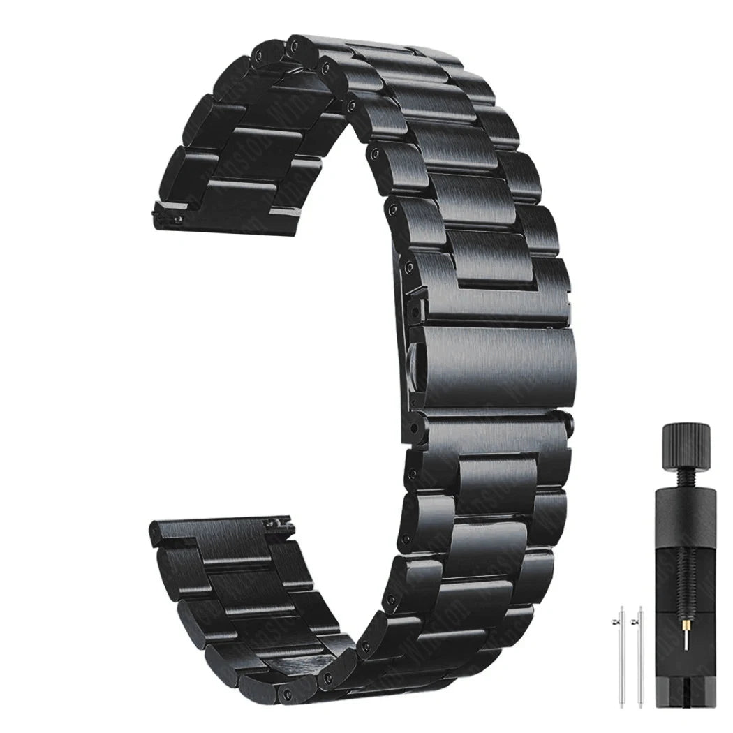Samsung Watch Armband Edelstahl, Gliederkette Premium