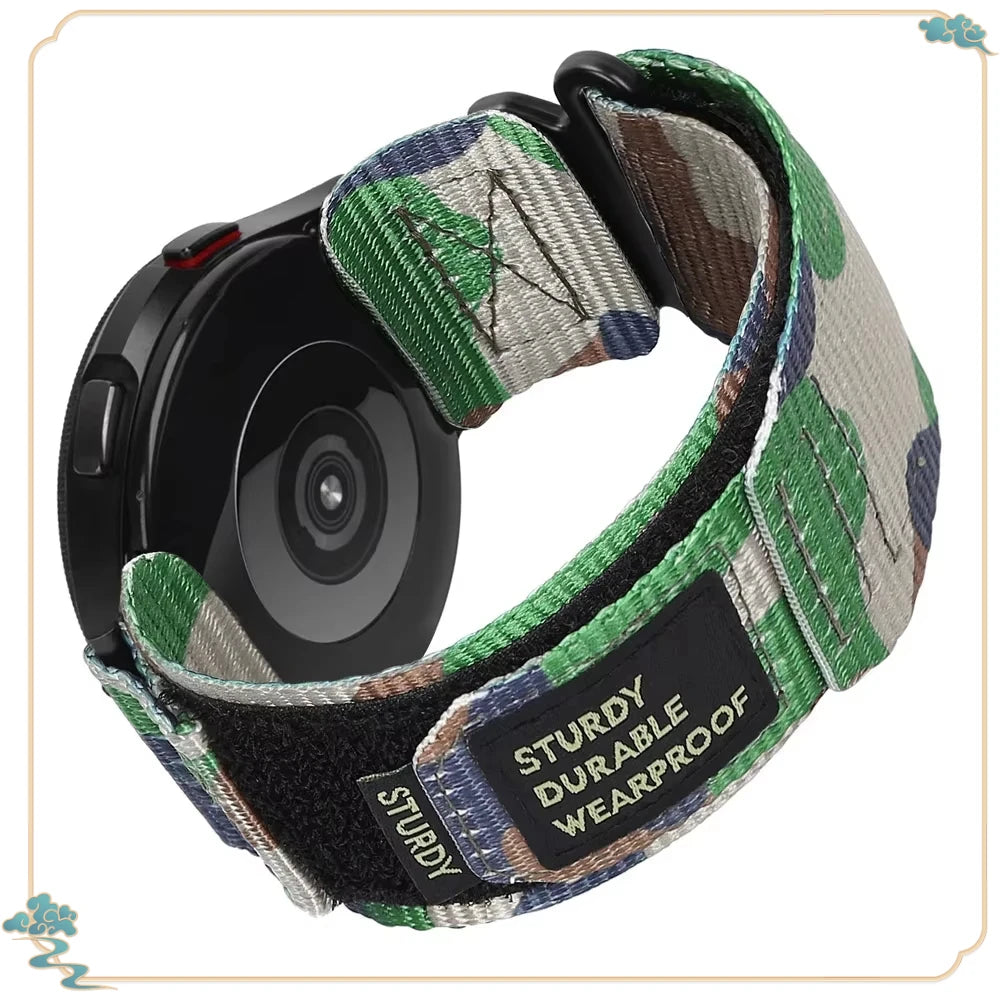 Samsung Watch Armband Nylon, Camouflage