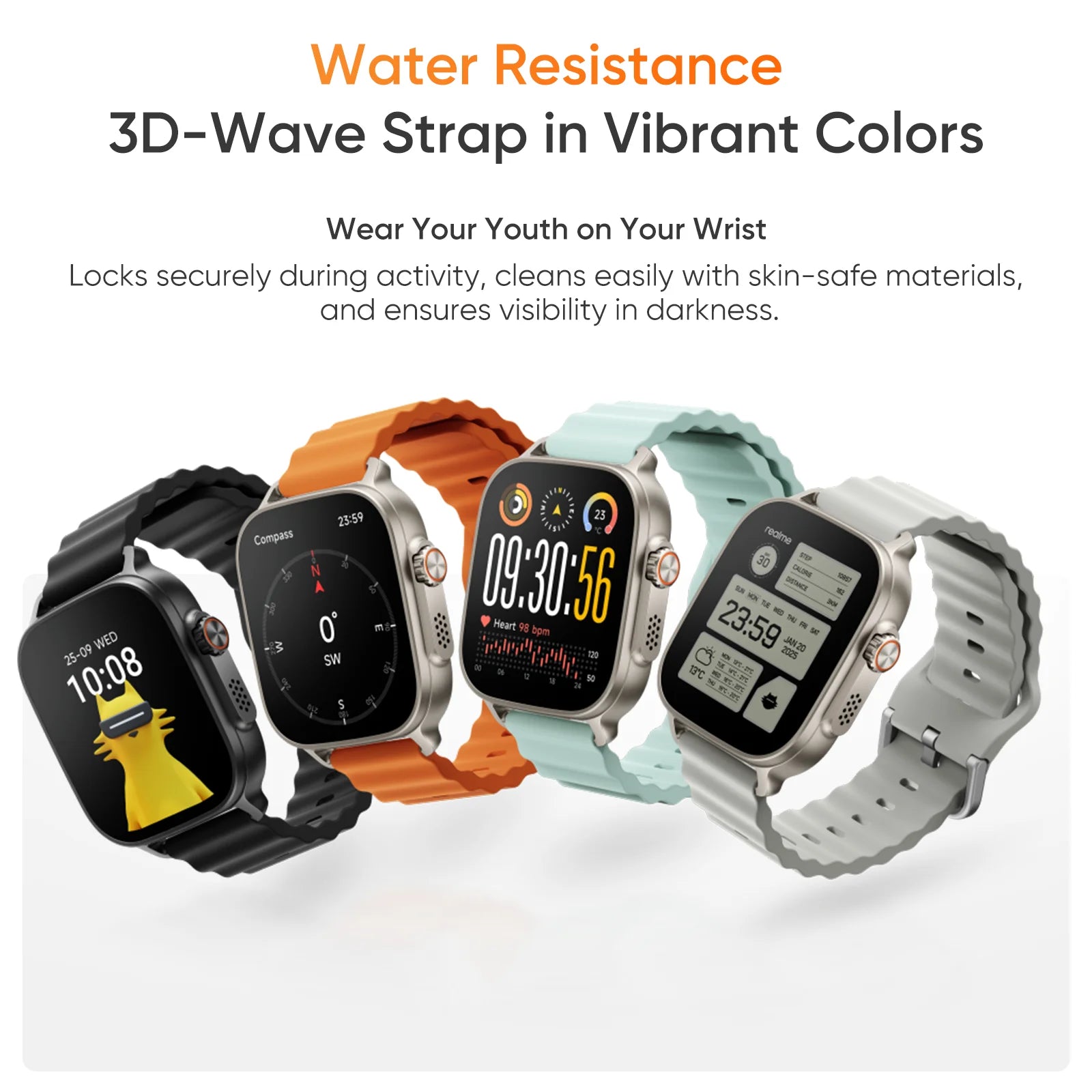 realme Watch 5 Smartwatch, 1,97 Zoll AMOLED & GPS