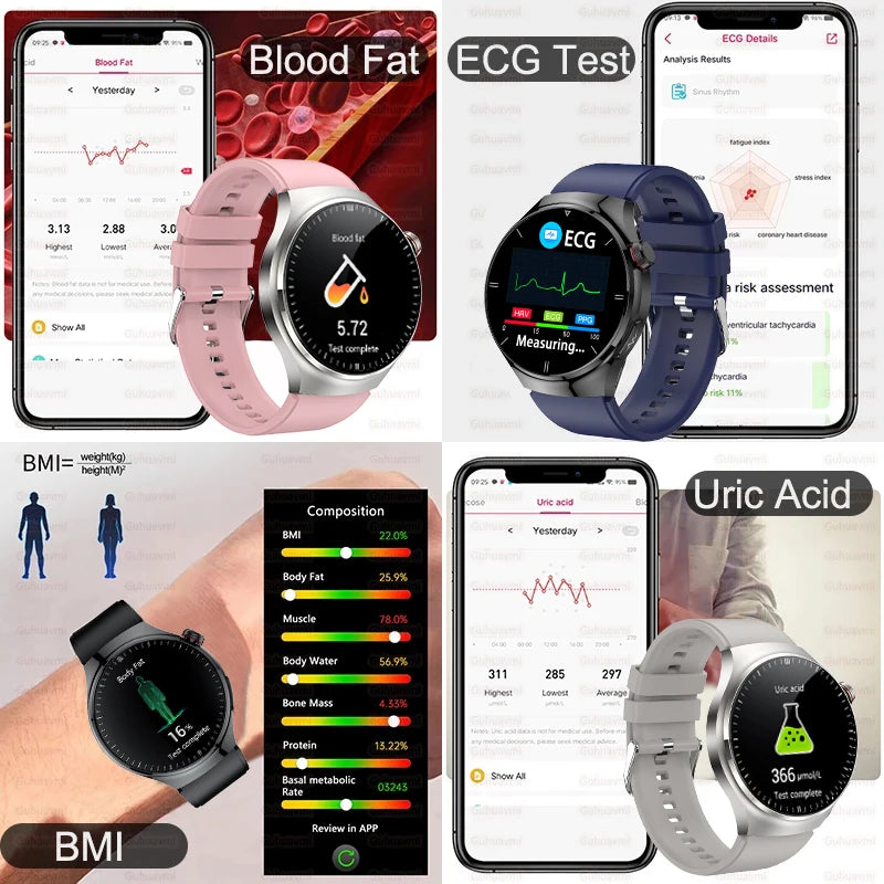 Smartwatch TK26, 1,43 Zoll AMOLED mit Saphirglas