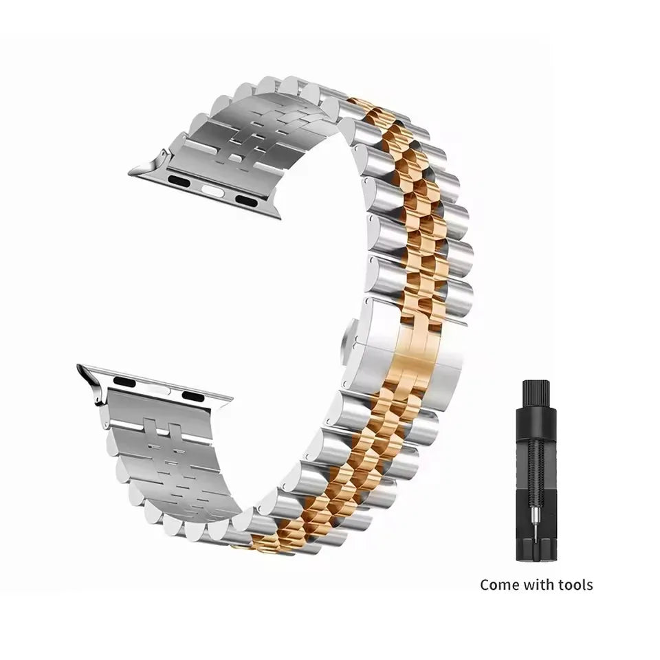 Apple Watch Armband Edelstahl, Metallic