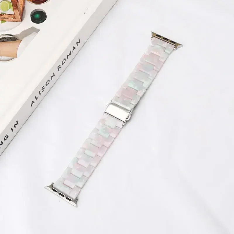 Apple Watch Armband Harz, Luxus Gliederkette