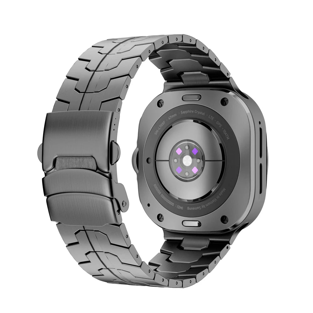 Samsung Watch Armband Edelstahl, Ultra Gliederkette