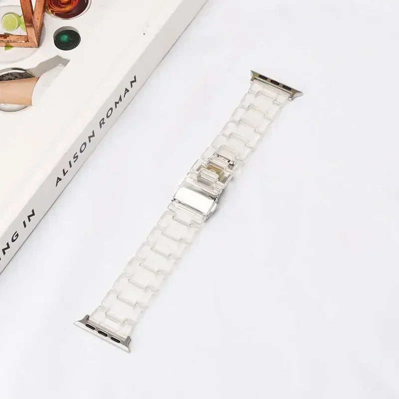 Apple Watch Armband Harz, Luxus Gliederkette