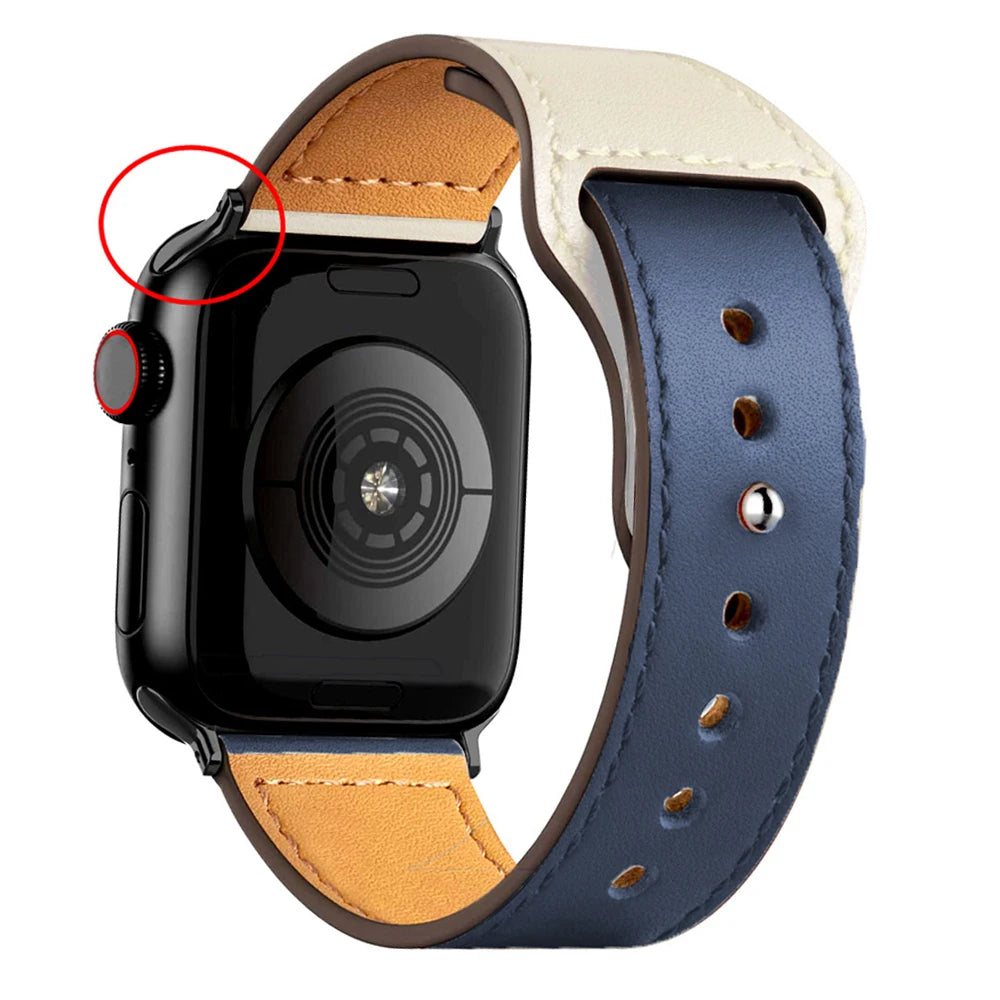 Apple Watch Armband Leder, Klassisch