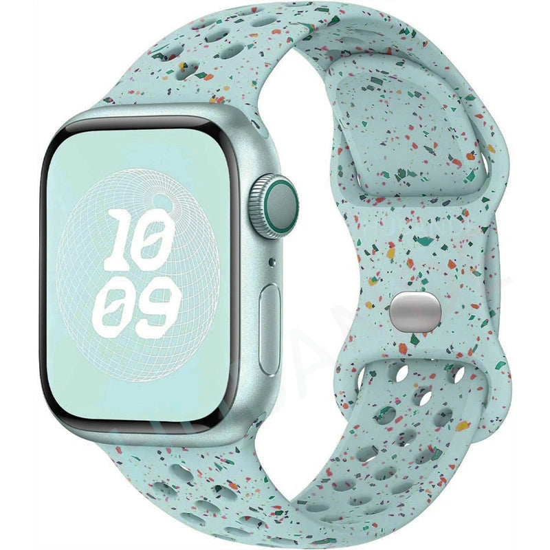 Apple Watch Armband Silikon, Sprenkel-Design