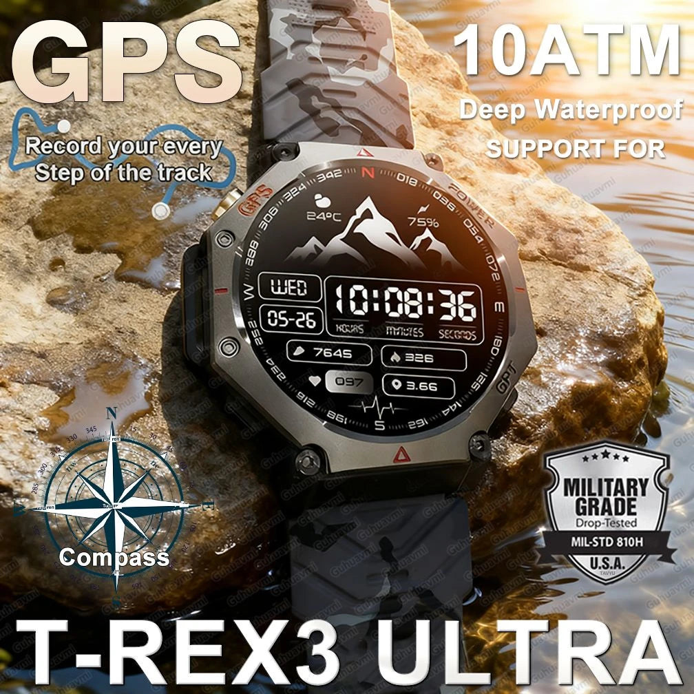 Outdoor Smartwatch KC91, 10 ATM & GPS mit Kompass