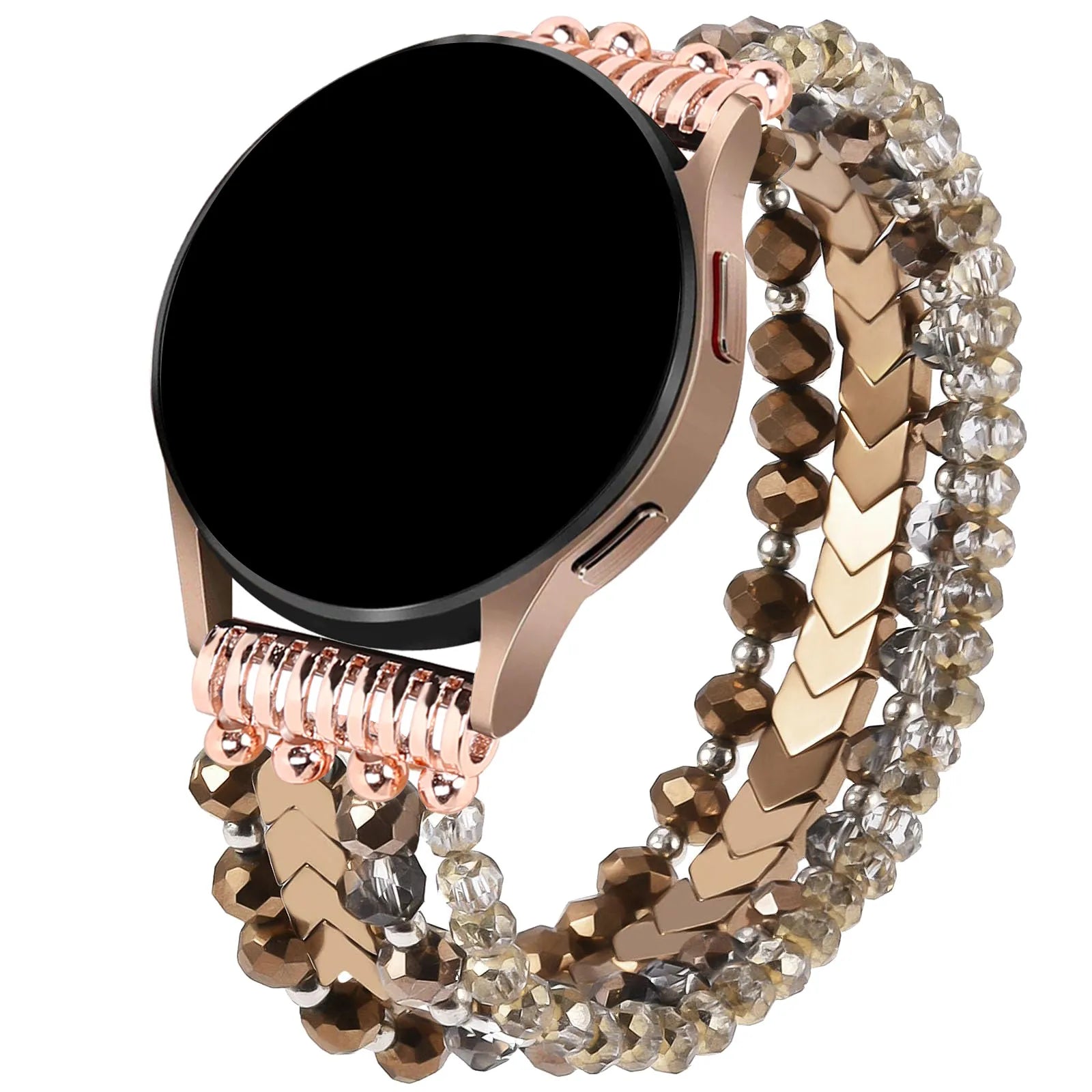 Samsung Galaxy Watch Armband Perlen, Damen Fashion