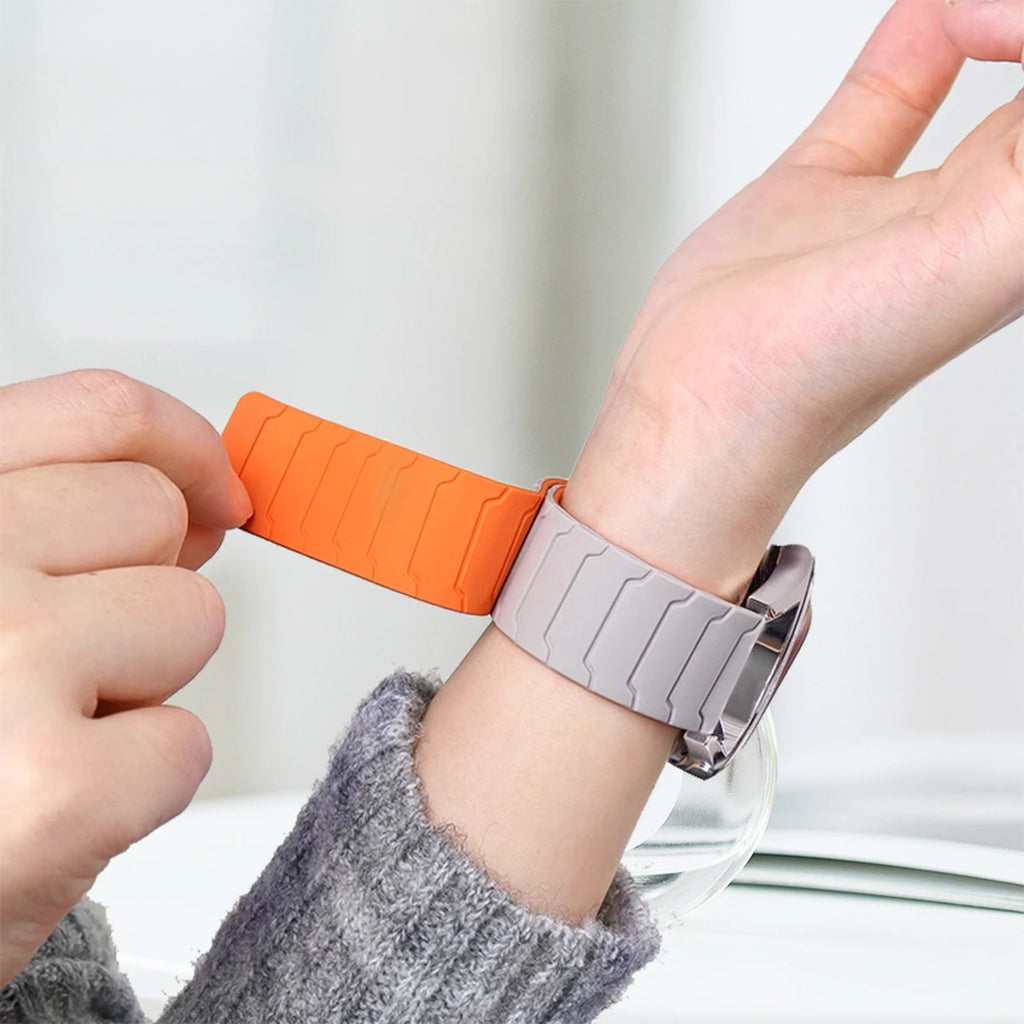 Samsung Watch Armband Silikon, Magnetisch