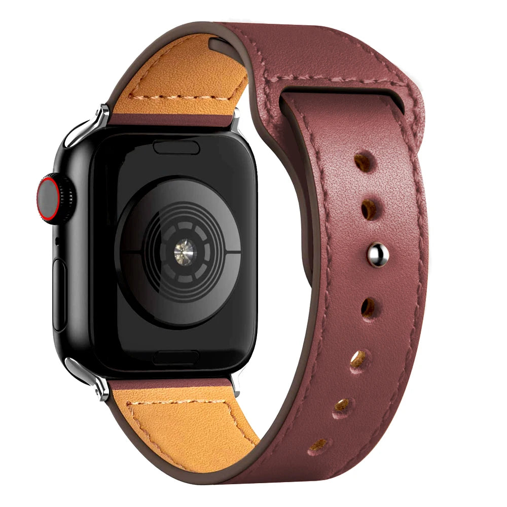 Apple Watch Armband Leder, Klassisch