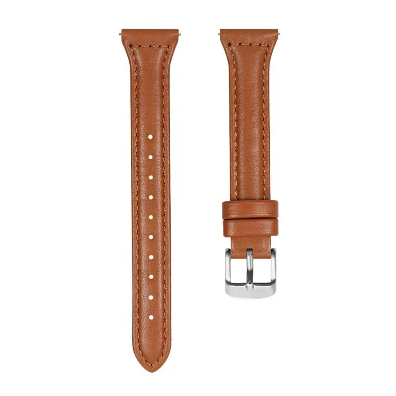 Samsung Watch Armband Leder, Slim Klassisch