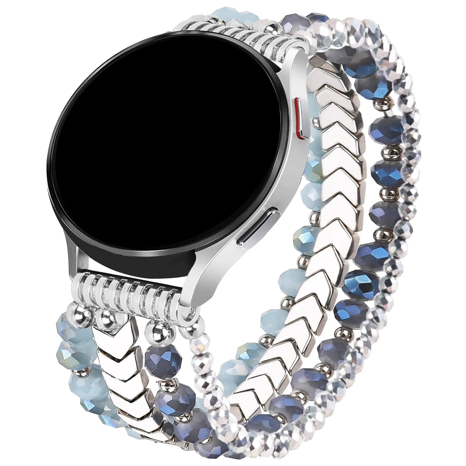 Samsung Galaxy Watch Armband Perlen, Damen Fashion