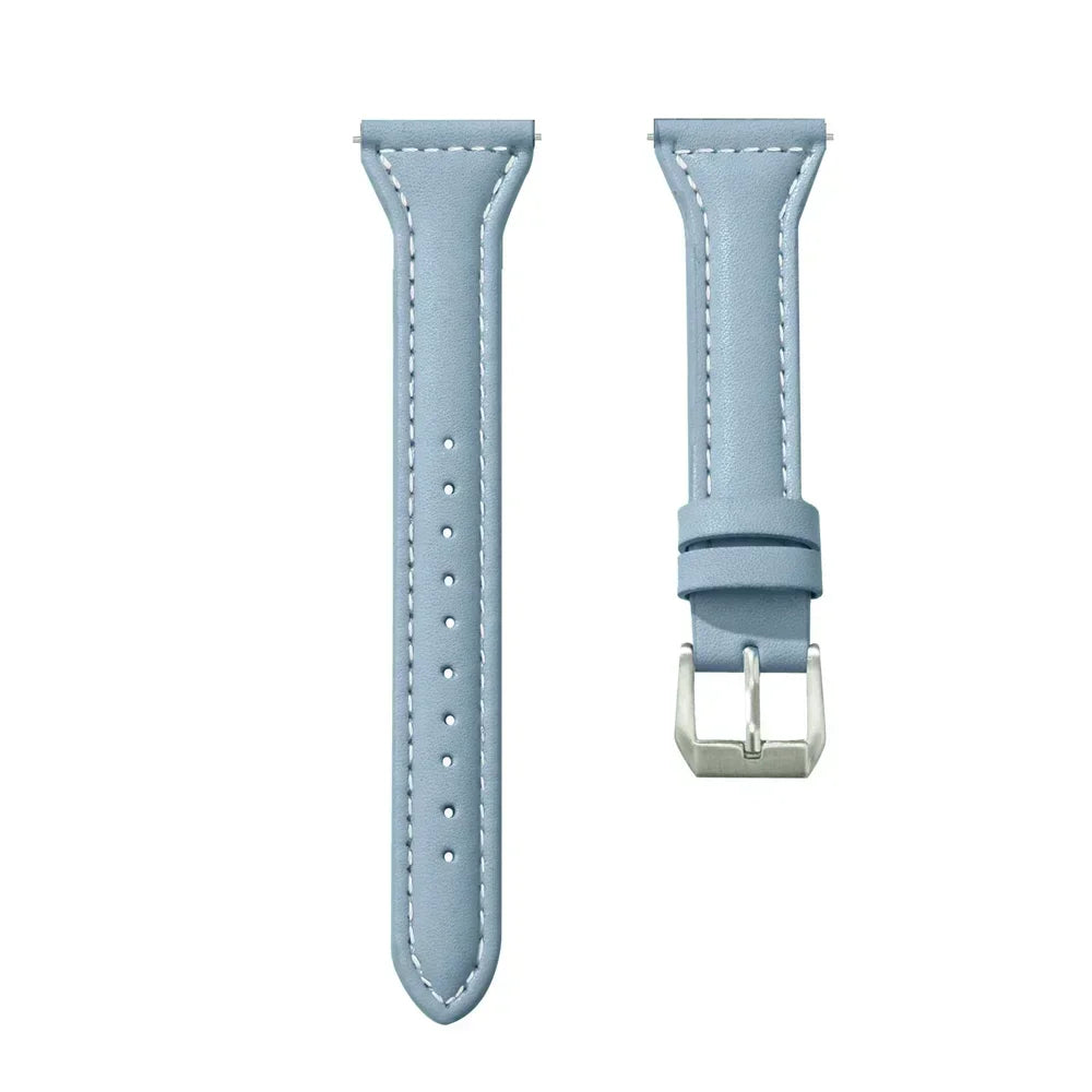 Samsung Watch Armband Leder, Slim Klassisch