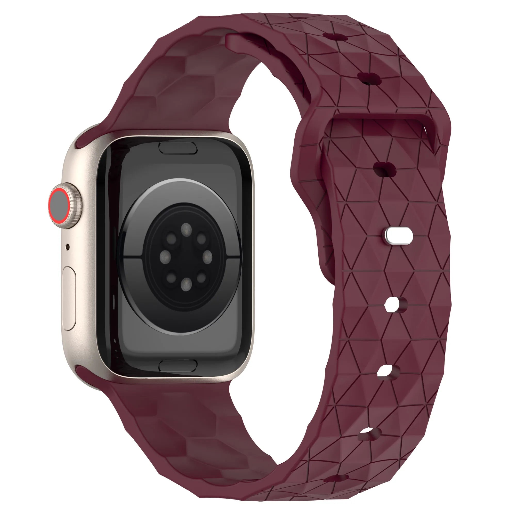 Apple Watch Armband Silikon, Fußball-Muster