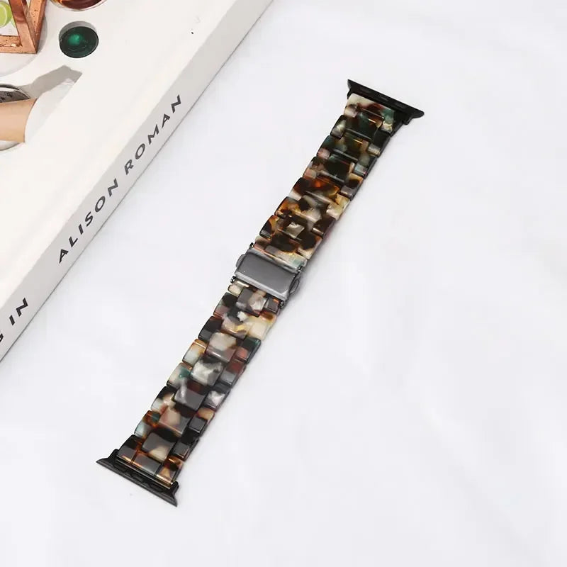 Apple Watch Armband Harz, Luxus Gliederkette