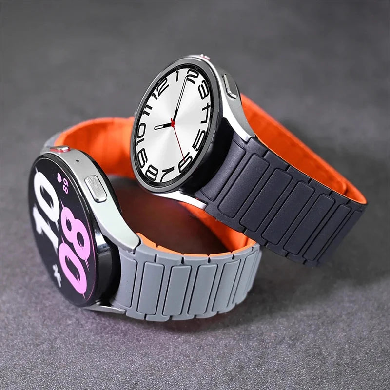 Samsung Watch Armband Silikon, Magnetisch No Gaps