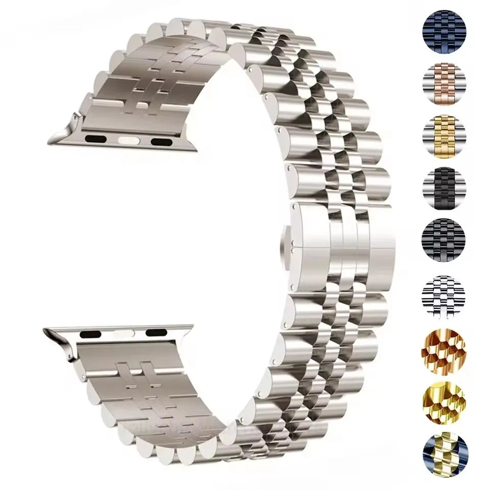 Apple Watch Armband Edelstahl, Metallic