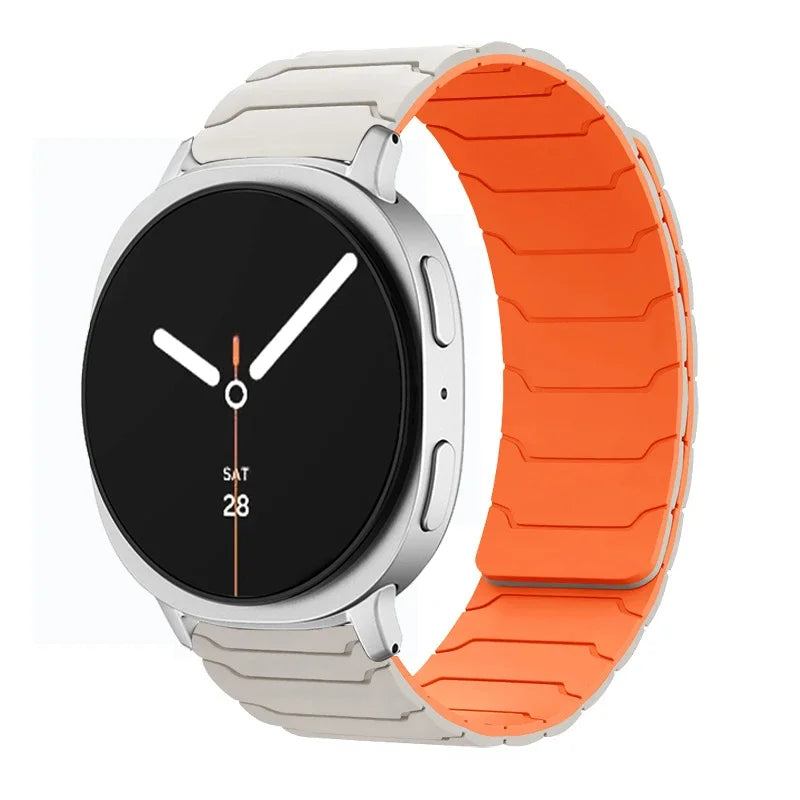 Samsung Watch Armband Silikon, Magnetisch