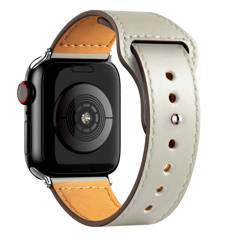 Apple Watch Armband Leder, Klassisch