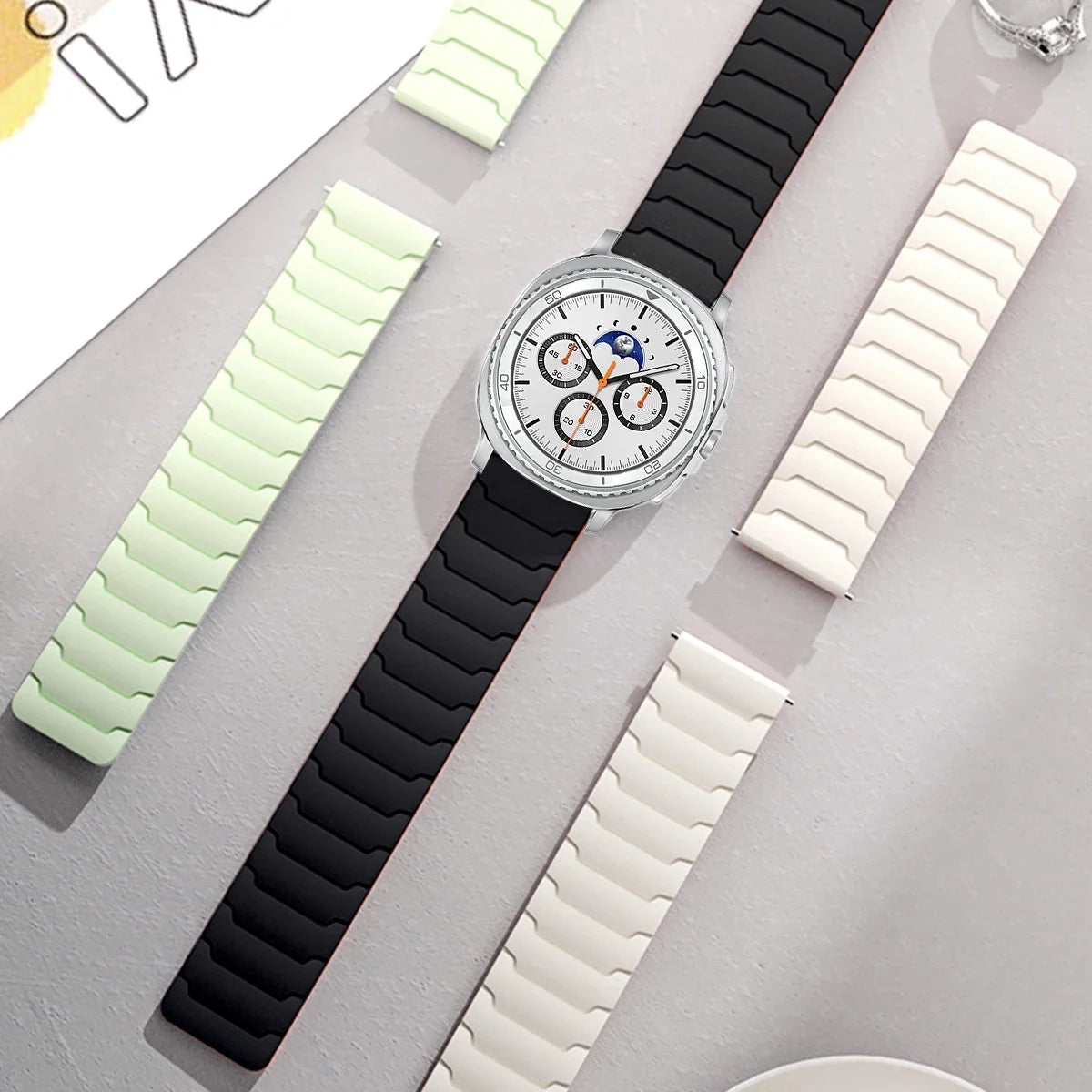 Samsung Watch Armband Silikon, Magnetisch