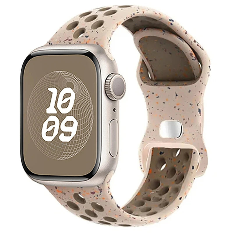 Apple Watch Armband Silikon, Sprenkel-Design