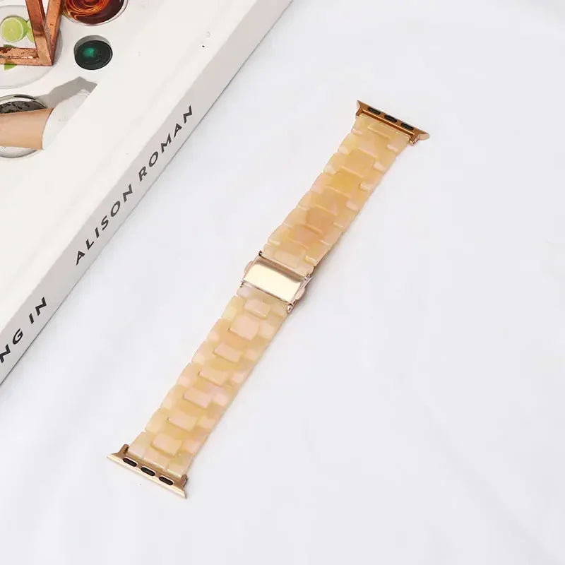 Apple Watch Armband Harz, Luxus Gliederkette